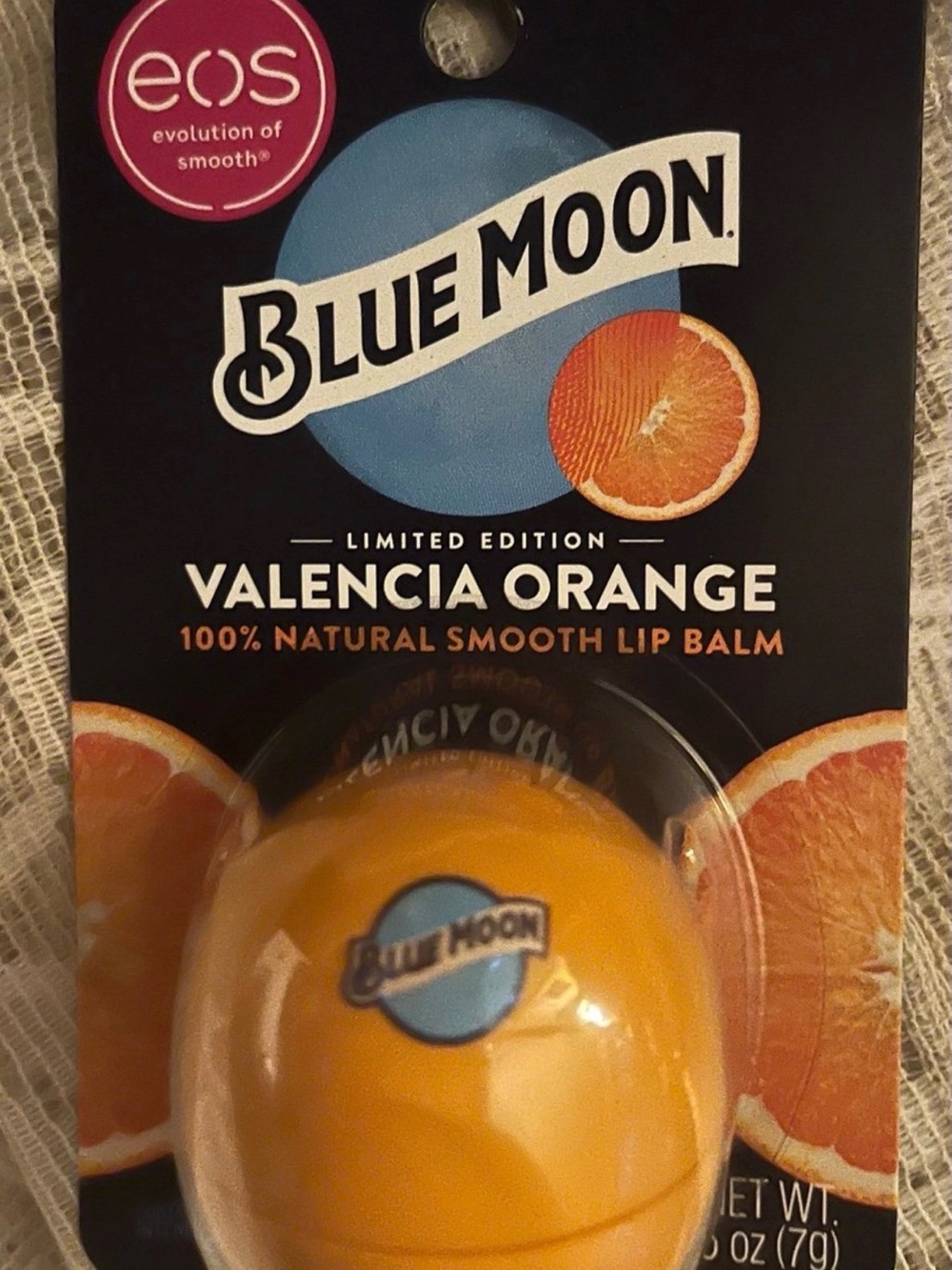 EOS Blue Moon Valencia Orange Lip Balm